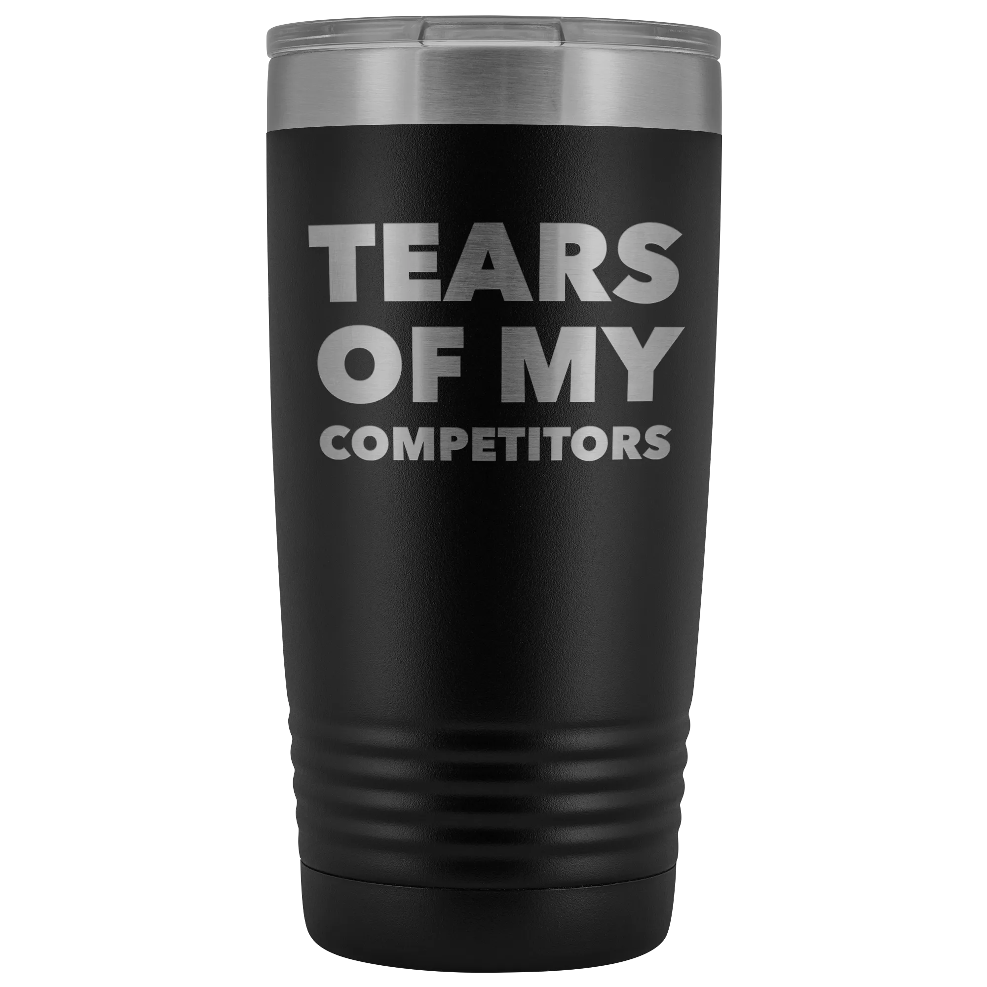 Funny Realtor Gift Weightlifting Sports Gifts Tears of My Competitors Tumbler Metal Mug Insulated Hot Cold Travel Coffee Cup 30oz BPA Free