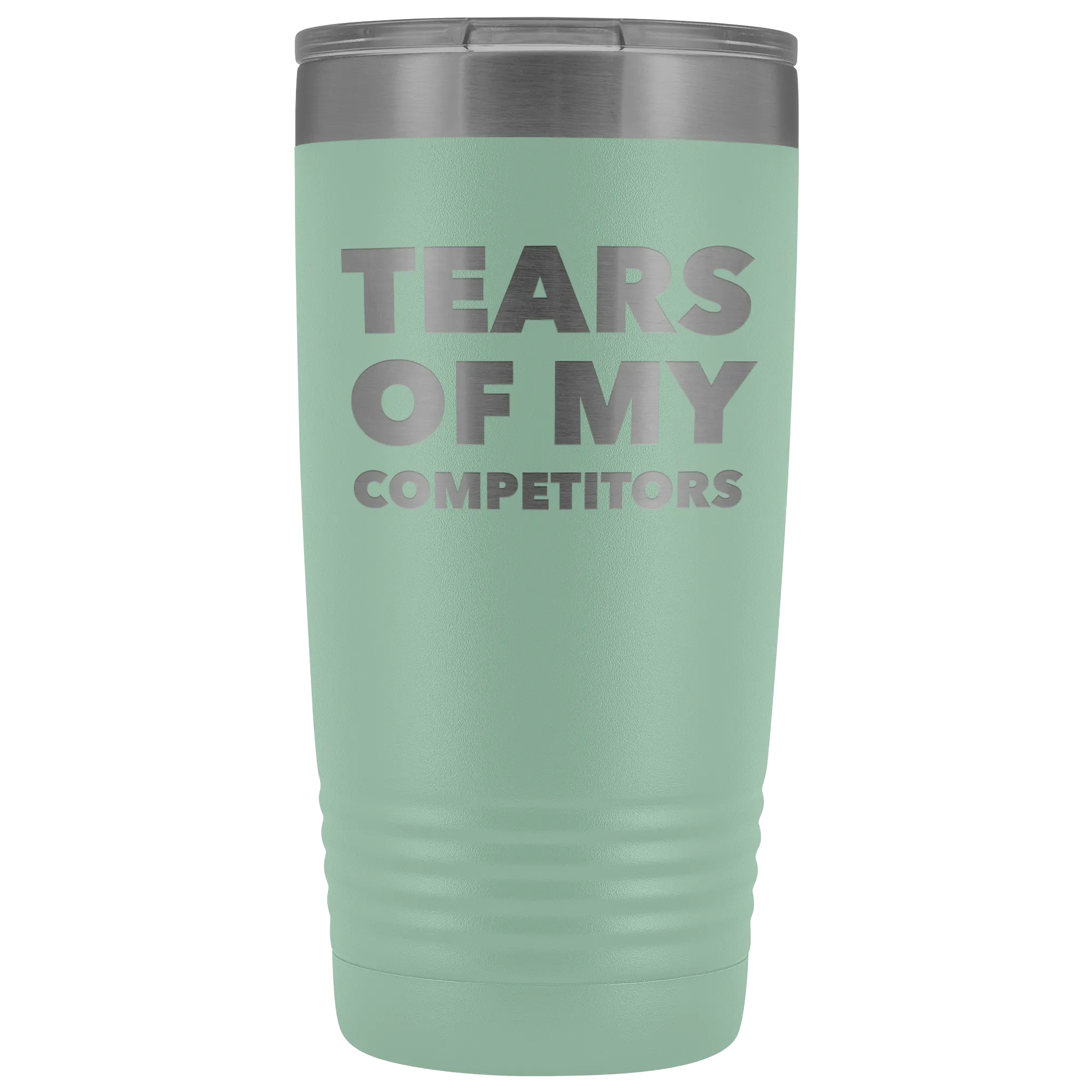 Funny Realtor Gift Weightlifting Sports Gifts Tears of My Competitors Tumbler Metal Mug Insulated Hot Cold Travel Coffee Cup 30oz BPA Free