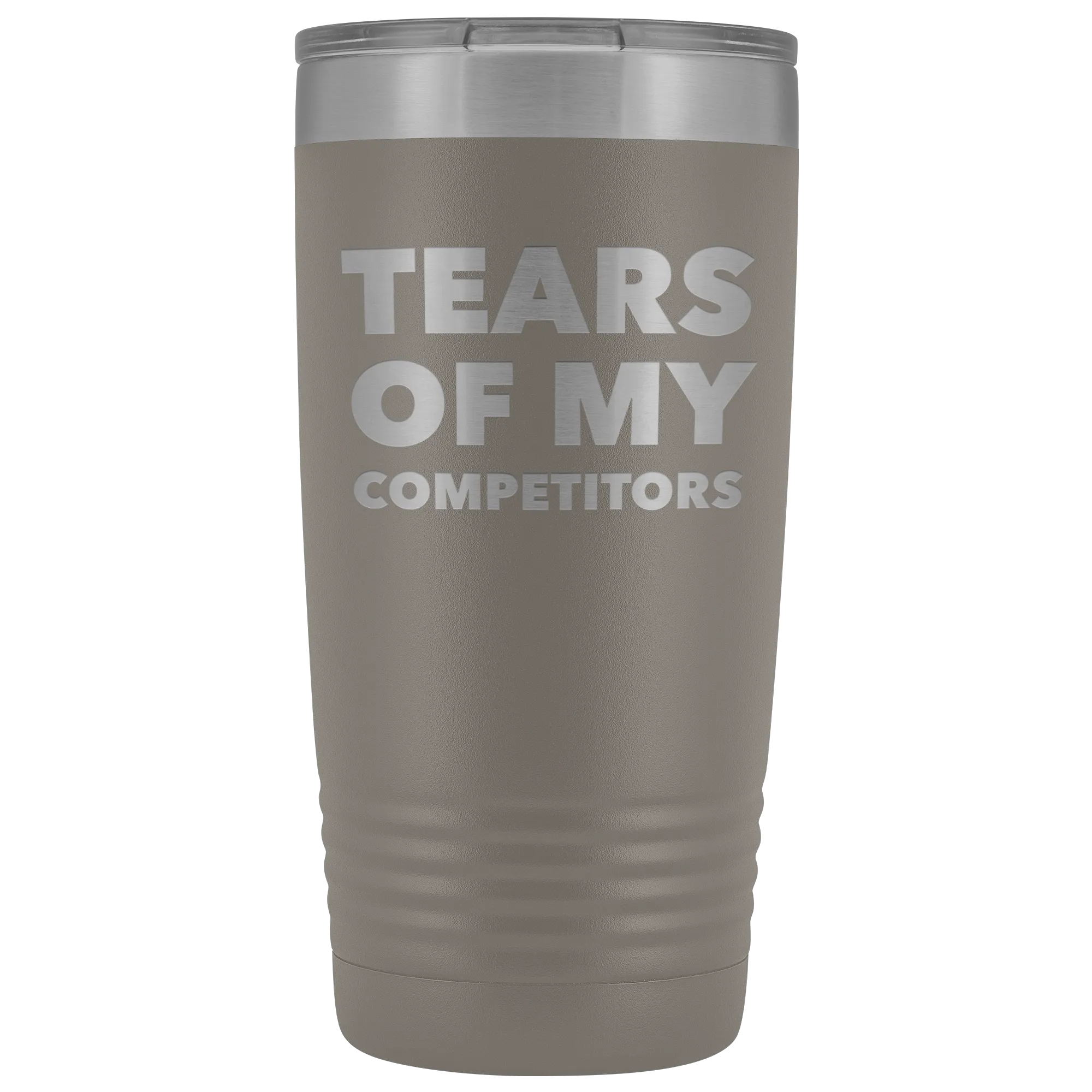 Funny Realtor Gift Weightlifting Sports Gifts Tears of My Competitors Tumbler Metal Mug Insulated Hot Cold Travel Coffee Cup 30oz BPA Free