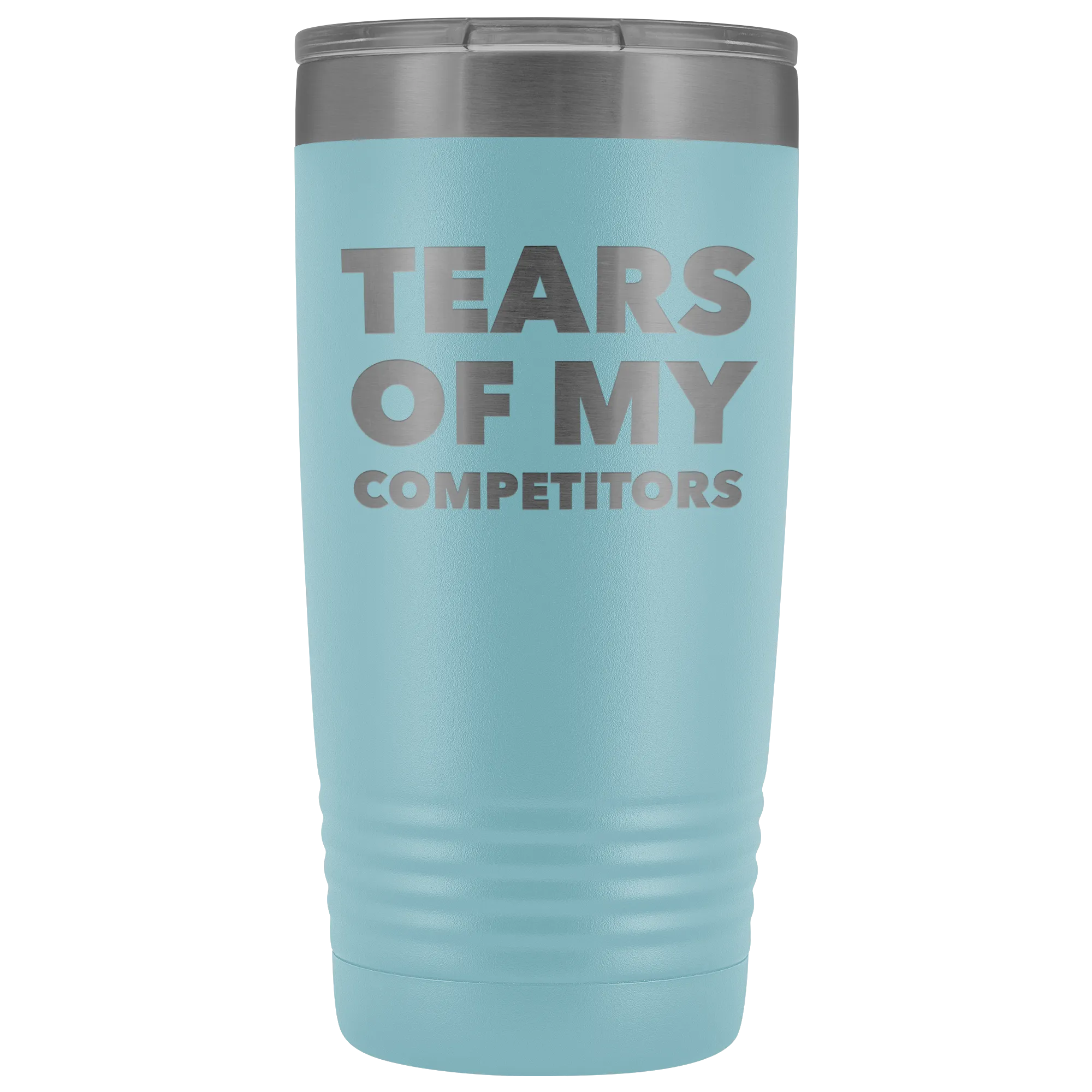 Funny Realtor Gift Weightlifting Sports Gifts Tears of My Competitors Tumbler Metal Mug Insulated Hot Cold Travel Coffee Cup 30oz BPA Free