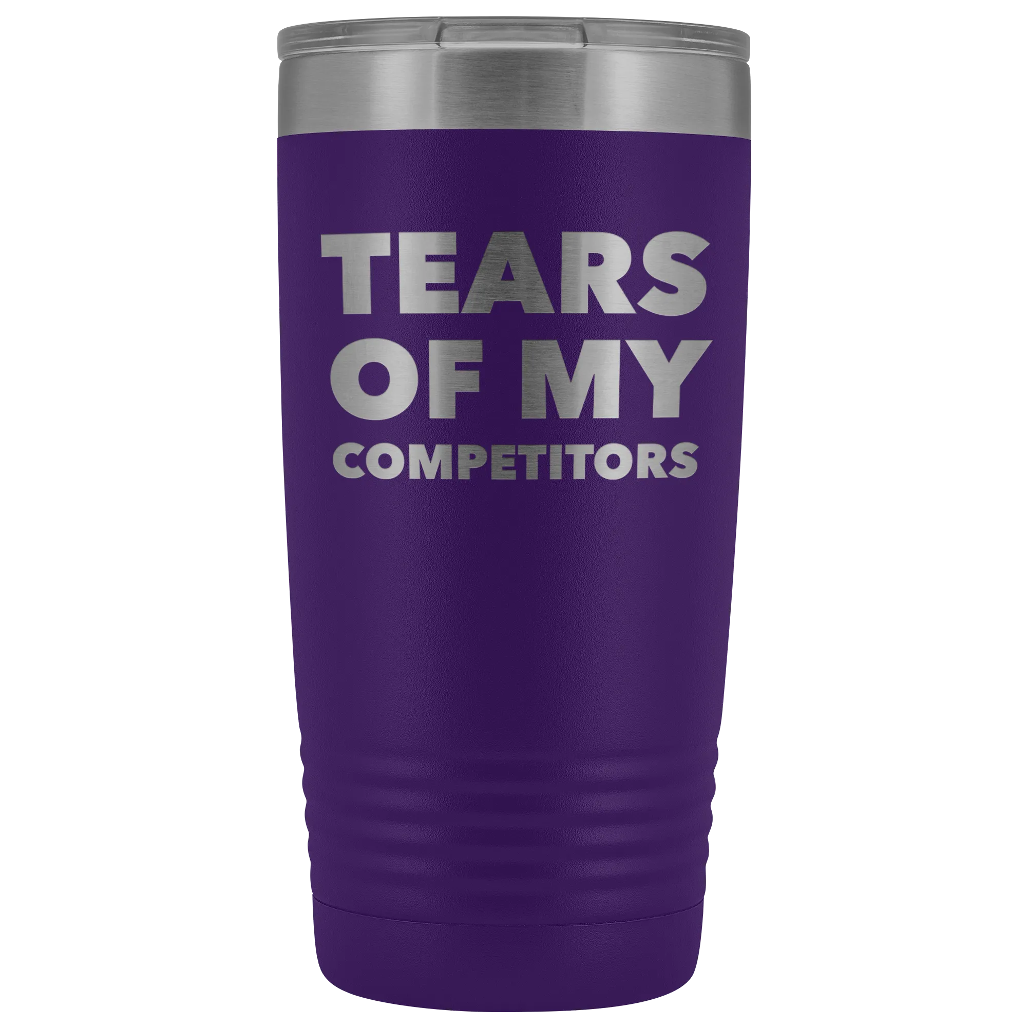 Funny Realtor Gift Weightlifting Sports Gifts Tears of My Competitors Tumbler Metal Mug Insulated Hot Cold Travel Coffee Cup 30oz BPA Free