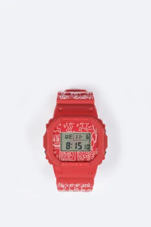 G-SHOCK x KEITH HARING DW-5600 RED