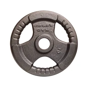Golds Gym 10kg Tri-Gip Olympic Weight Plate
