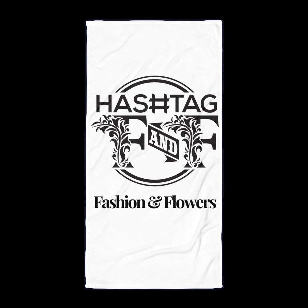 HashtagFandF Black Logo Towel
