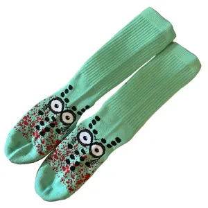 Heroin - Curb Killer Socks Teal