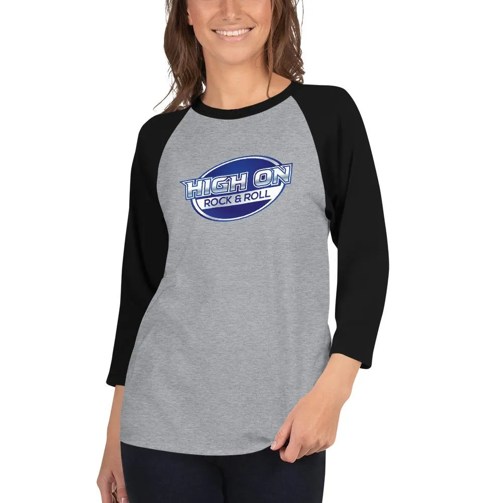High On Rock & Roll Baseball Tee
