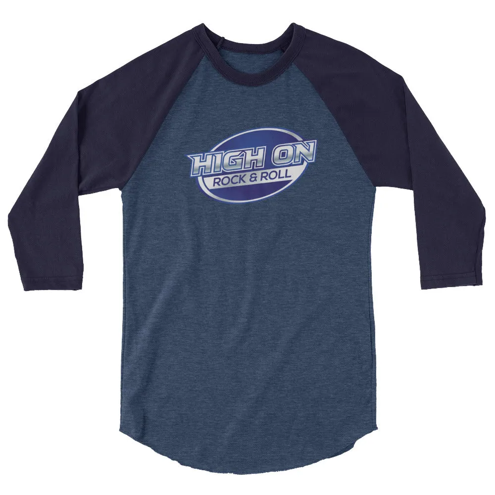 High On Rock & Roll Baseball Tee