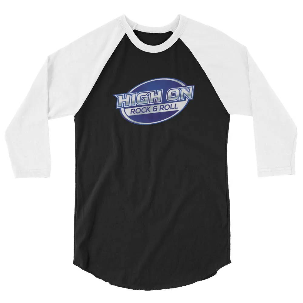High On Rock & Roll Baseball Tee
