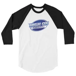 High On Rock & Roll Baseball Tee