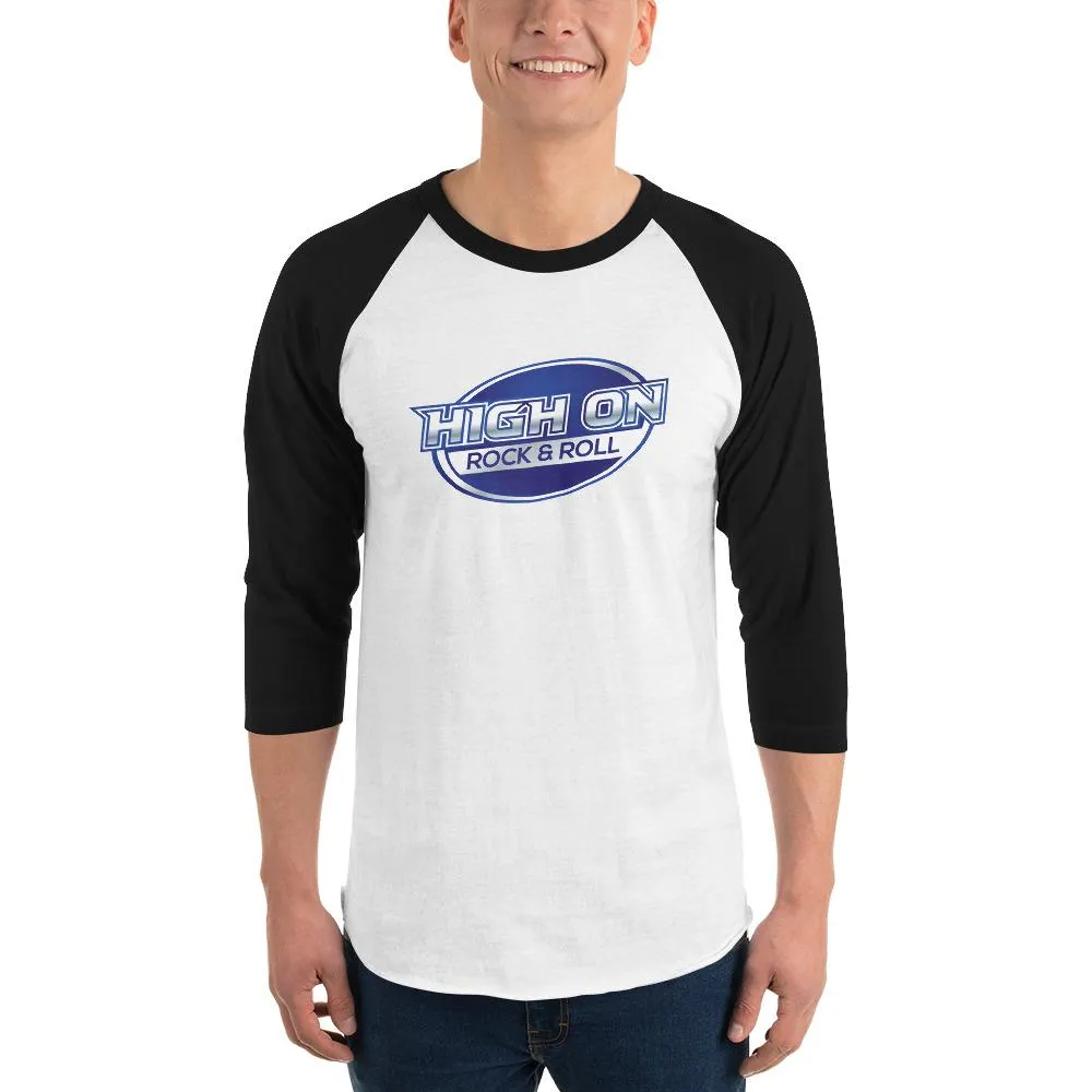 High On Rock & Roll Baseball Tee