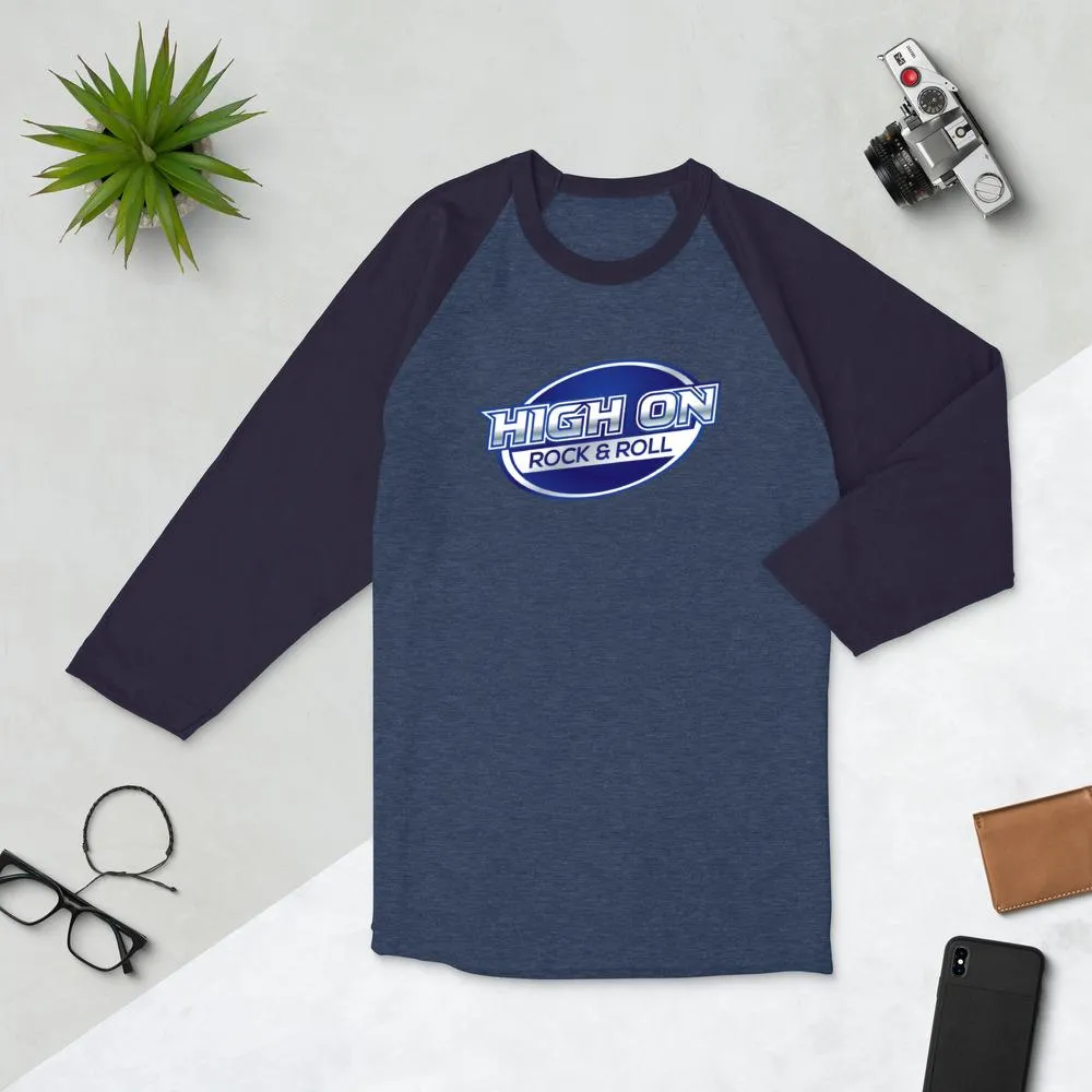 High On Rock & Roll Baseball Tee