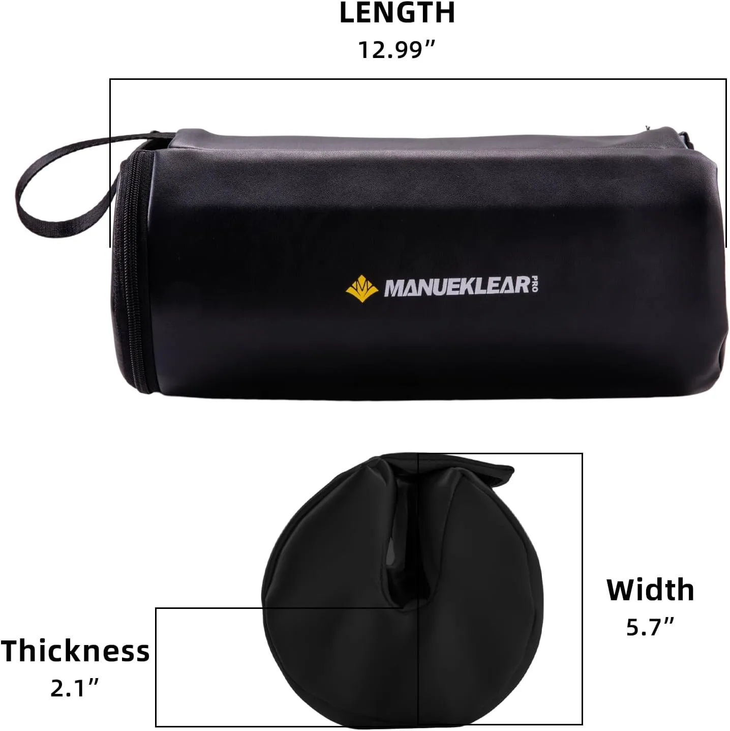 Hip Thrust Pad for Barbell 3.5" Thick Leather Olympic Barbell Pad