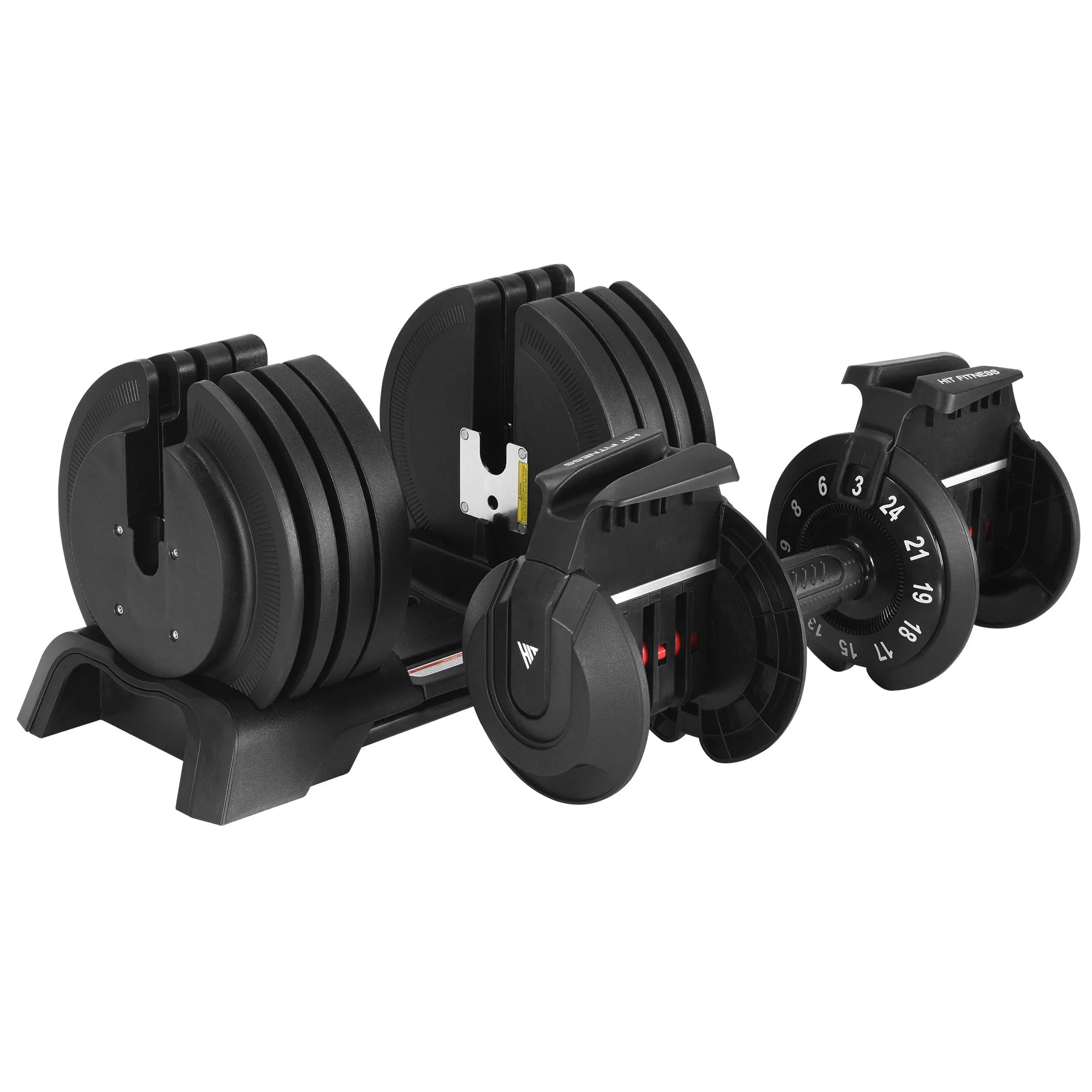 Hit Fitness Adjustable Dumbbells | 24kg Pair