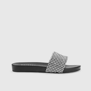 Holster Luna Bling Slide Sandal Black HST419