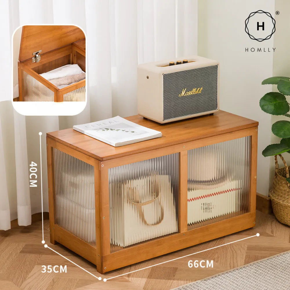 Homlly Storage Sitting Cabinet Bench