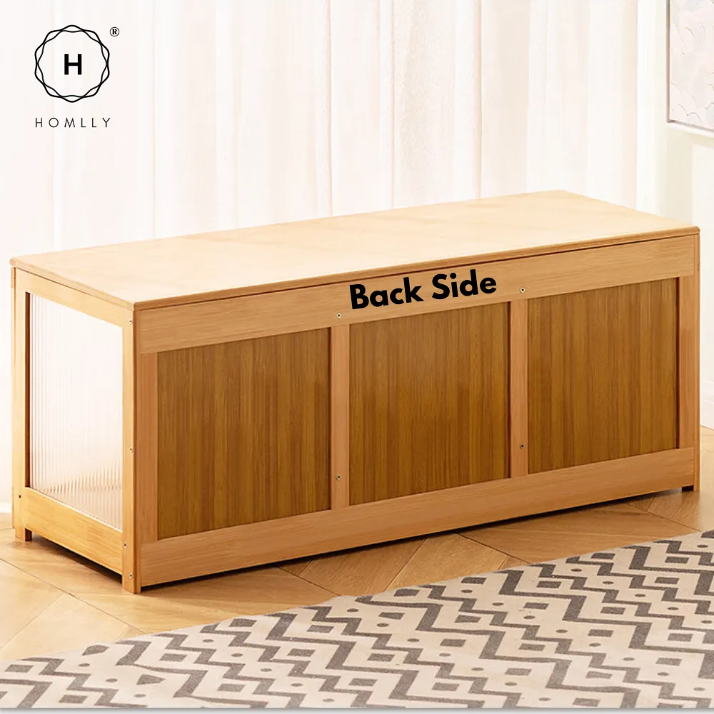 Homlly Storage Sitting Cabinet Bench