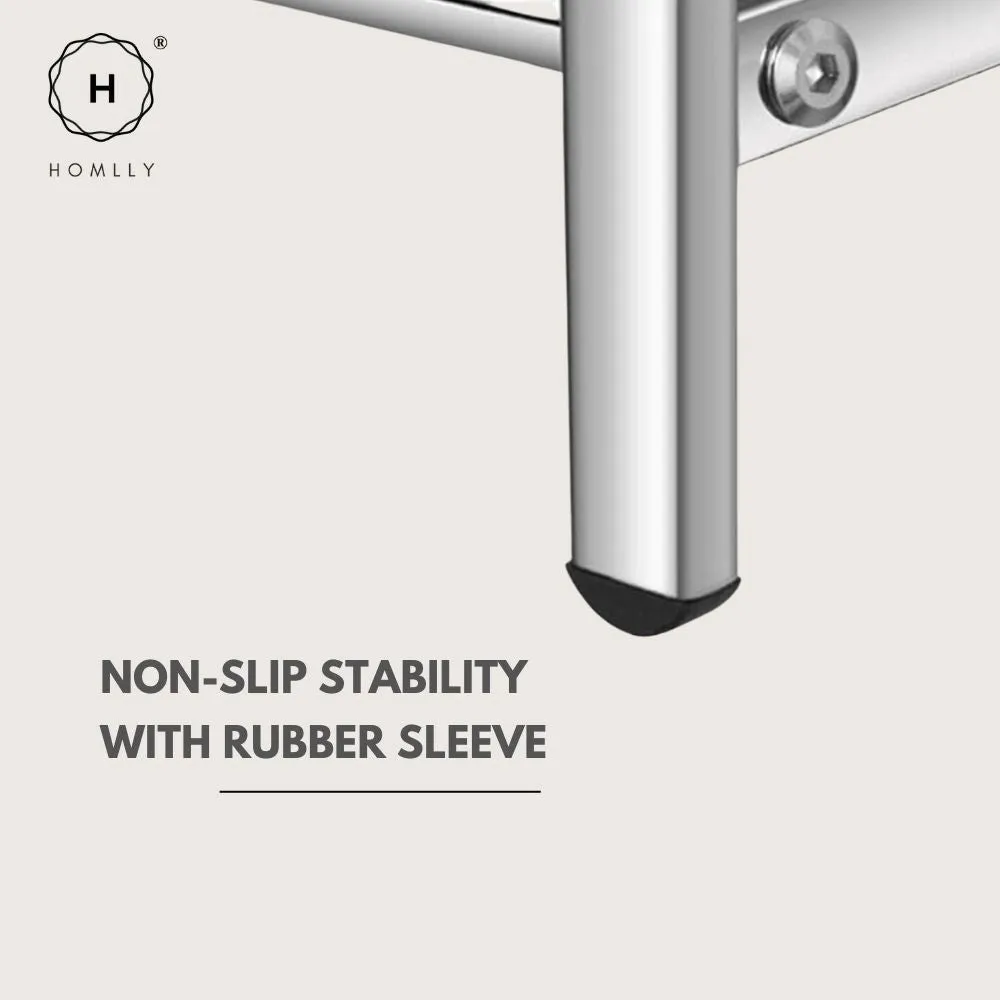 Homlly Tonii Stainless Steel  Shoe Rack (2/3/4/5/6 Tier)