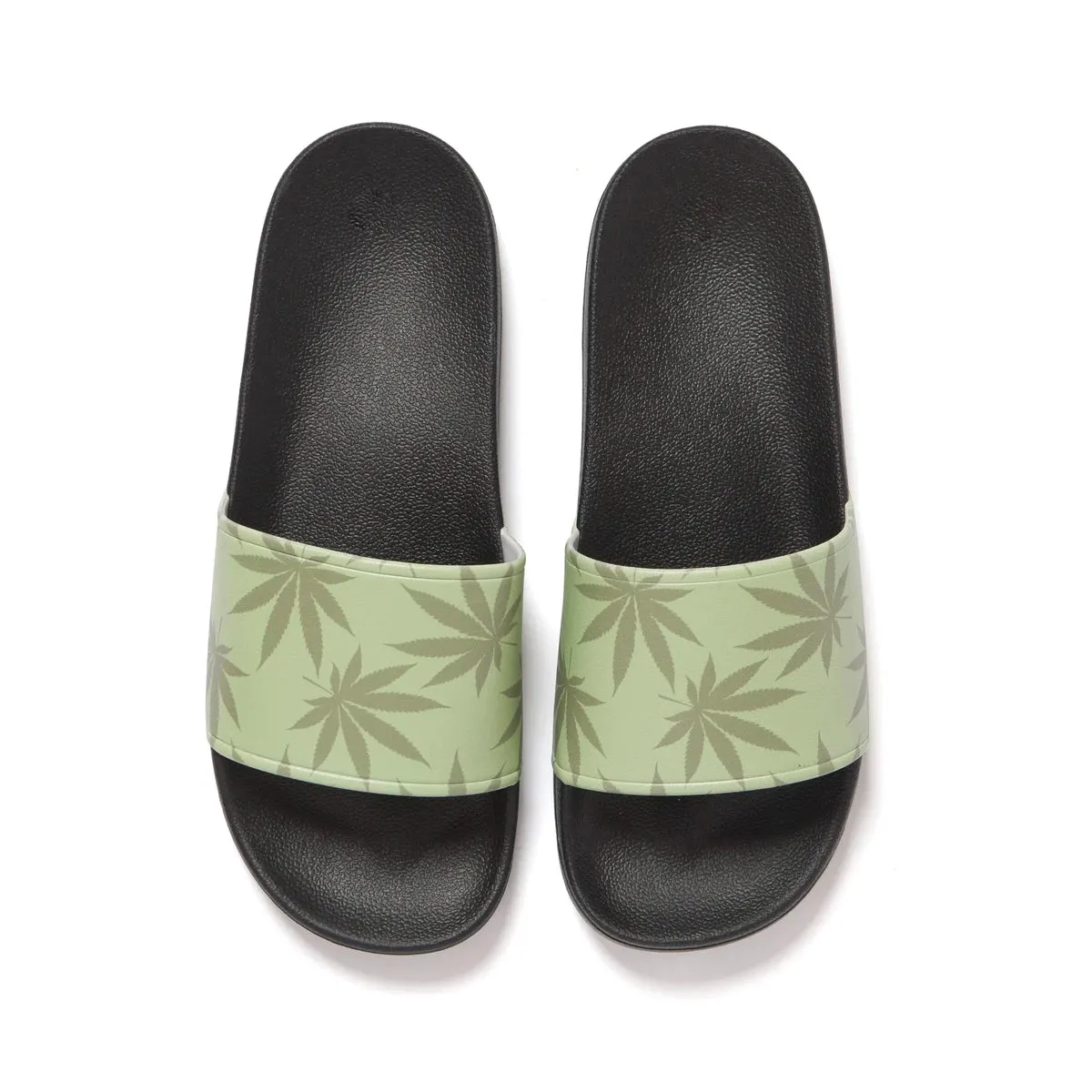 Huf - 420 Plant Life Mens Slides Green