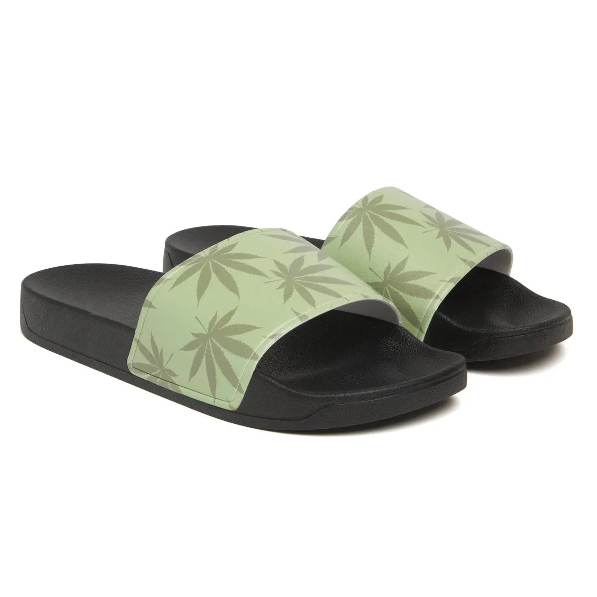 Huf - 420 Plant Life Mens Slides Green