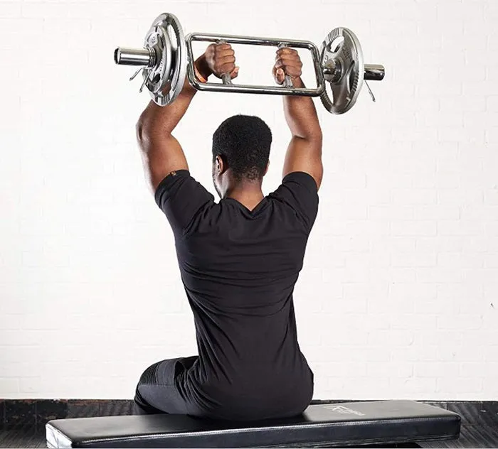 Imported Olympic Box Rod Biceps and Triceps Bar Gym Machine Accessories (35")