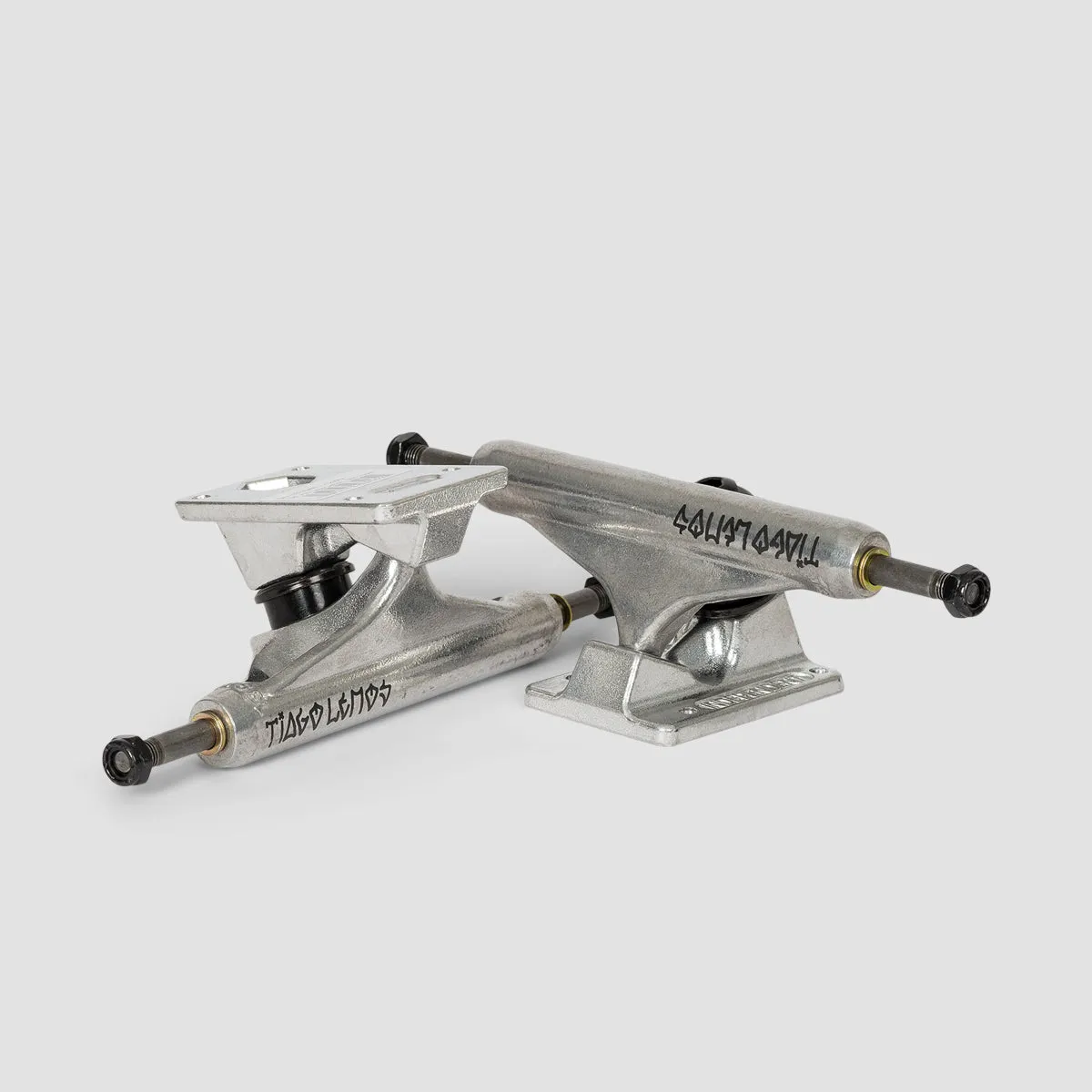 Independent 129 Mid Tiago Lemos Pro Skateboard Trucks 1 Pair Silver - 7.6"