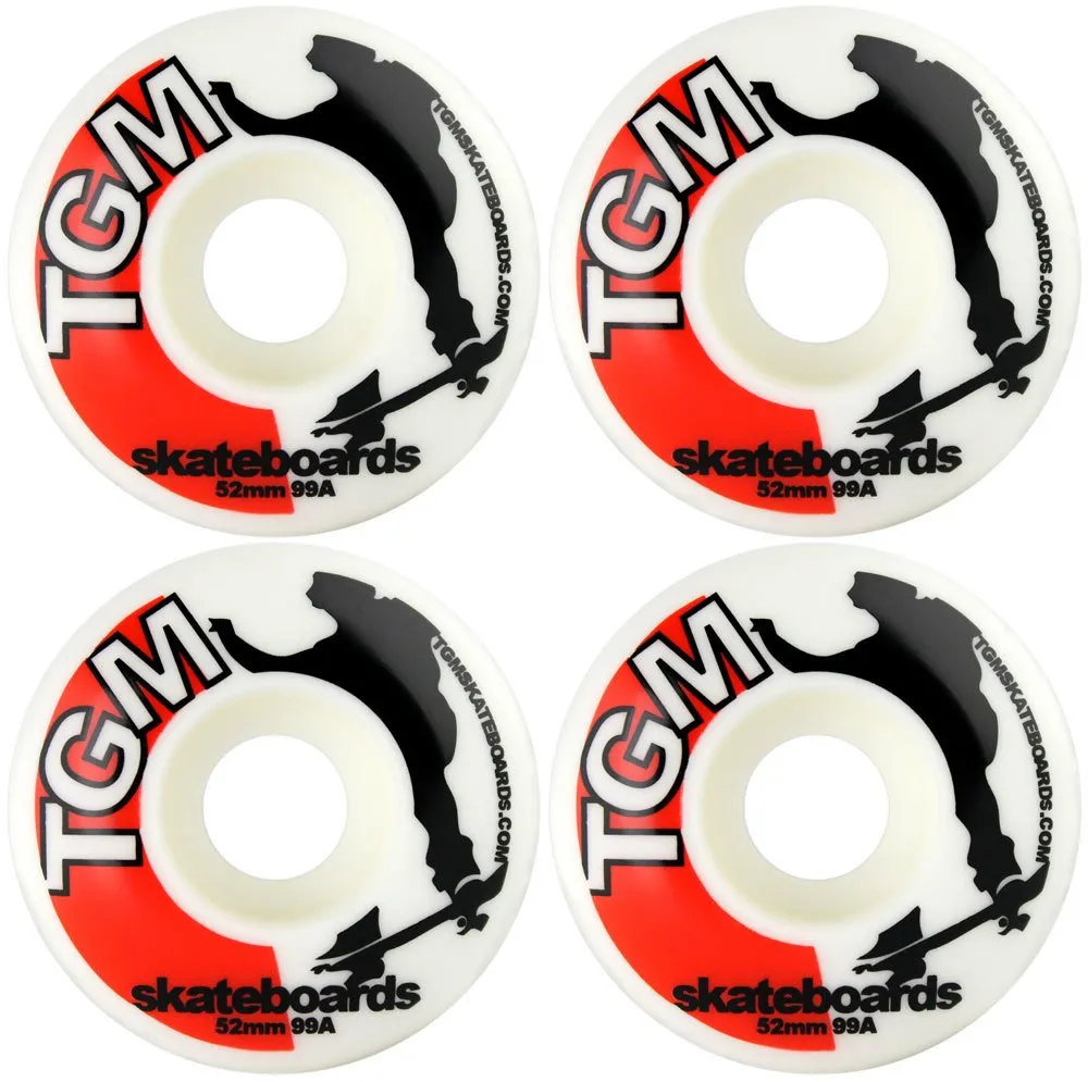 INDEPENDENT Skateboard Trucks Mids 144 (8.25") with Wheels, Bearings, Hardware