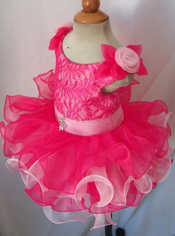 Infant/toddler/baby/children/kids non Natural Girl's Baby Doll Pageant Dress