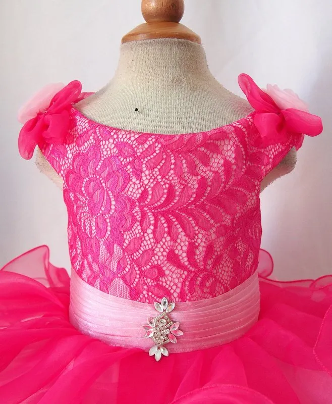 Infant/toddler/baby/children/kids non Natural Girl's Baby Doll Pageant Dress