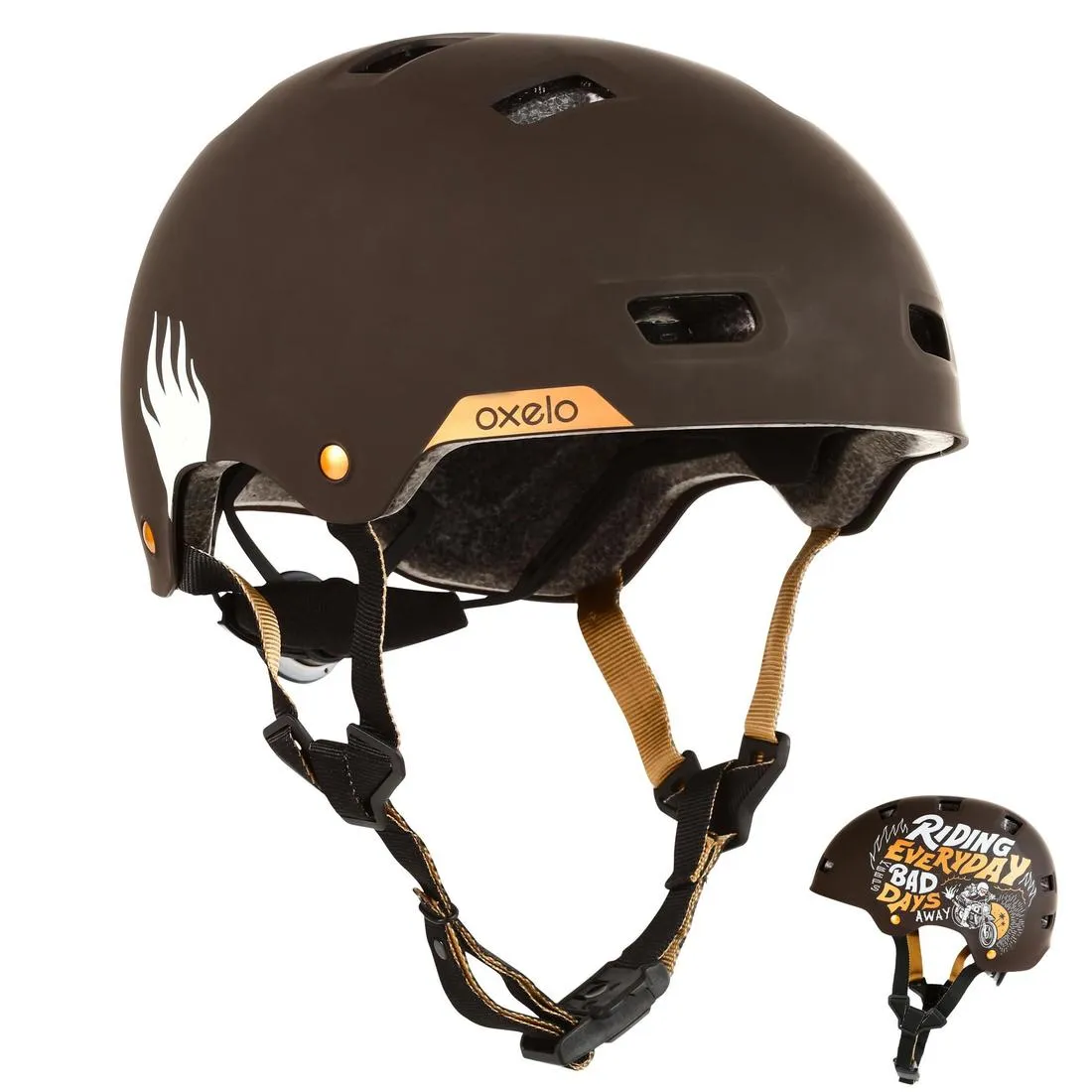 Inline Skating Skateboard Scooter Helmet MF540 Bad Days
