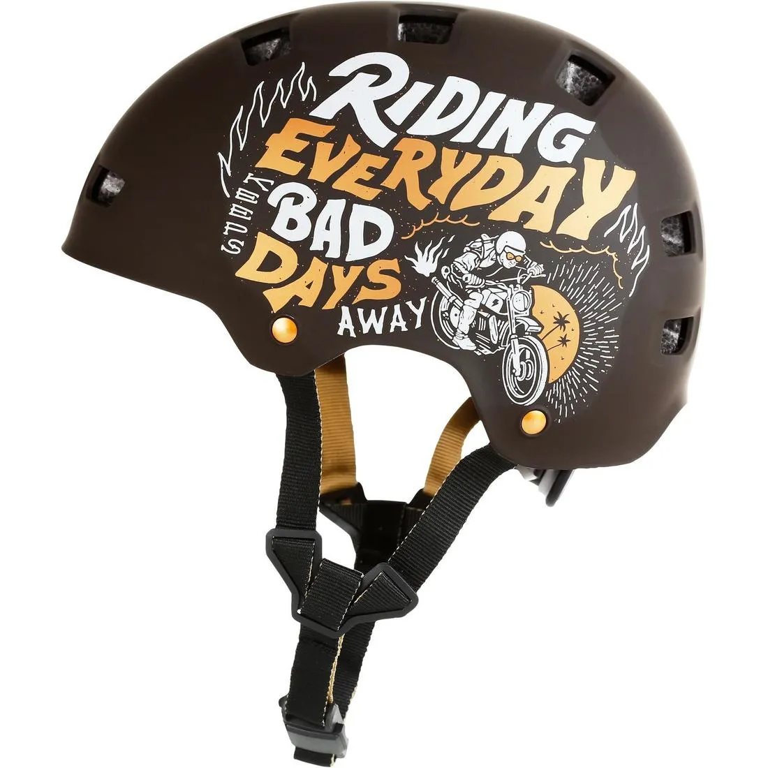 Inline Skating Skateboard Scooter Helmet MF540 Bad Days