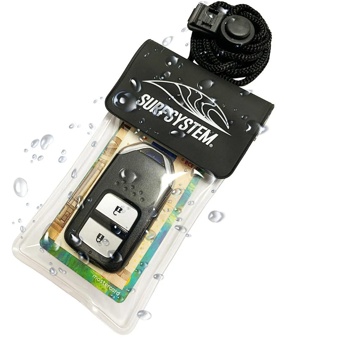 IPX8 waterproof pouch for keys