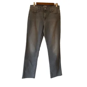 JOE'S NWT Flawless Lara Mid Rise Straight Ankle Gray Raw Hem Y2K Denim Jeans 29