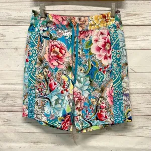 Johnny Was Active Floral Print Board Shorts