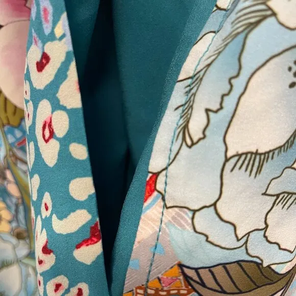 Johnny Was Active Floral Print Board Shorts