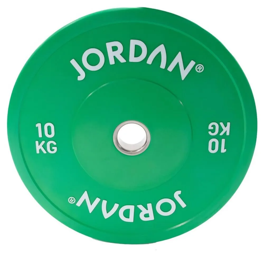 Jordan Fitness Coloured Rubber Bumper Plate 10kg