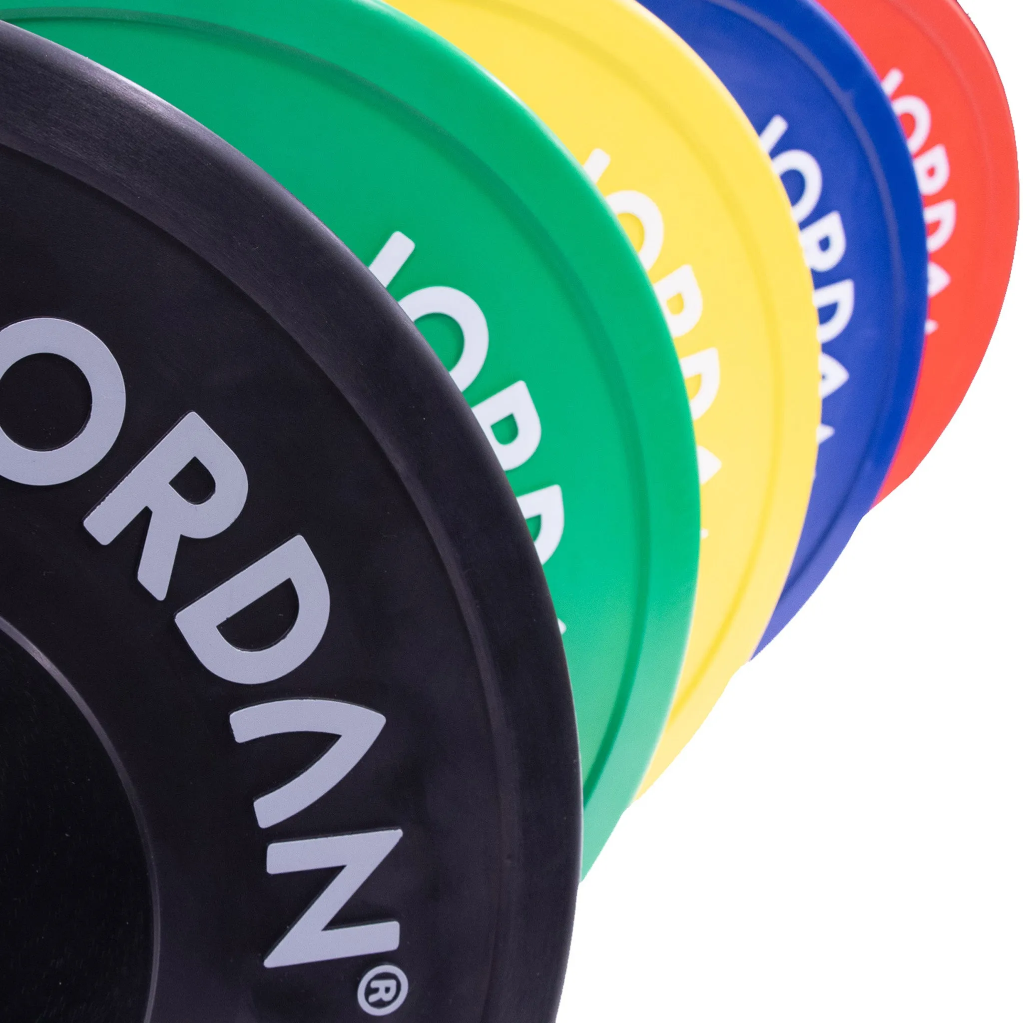 JORDAN® HG Coloured Rubber Bumper Weight Plates