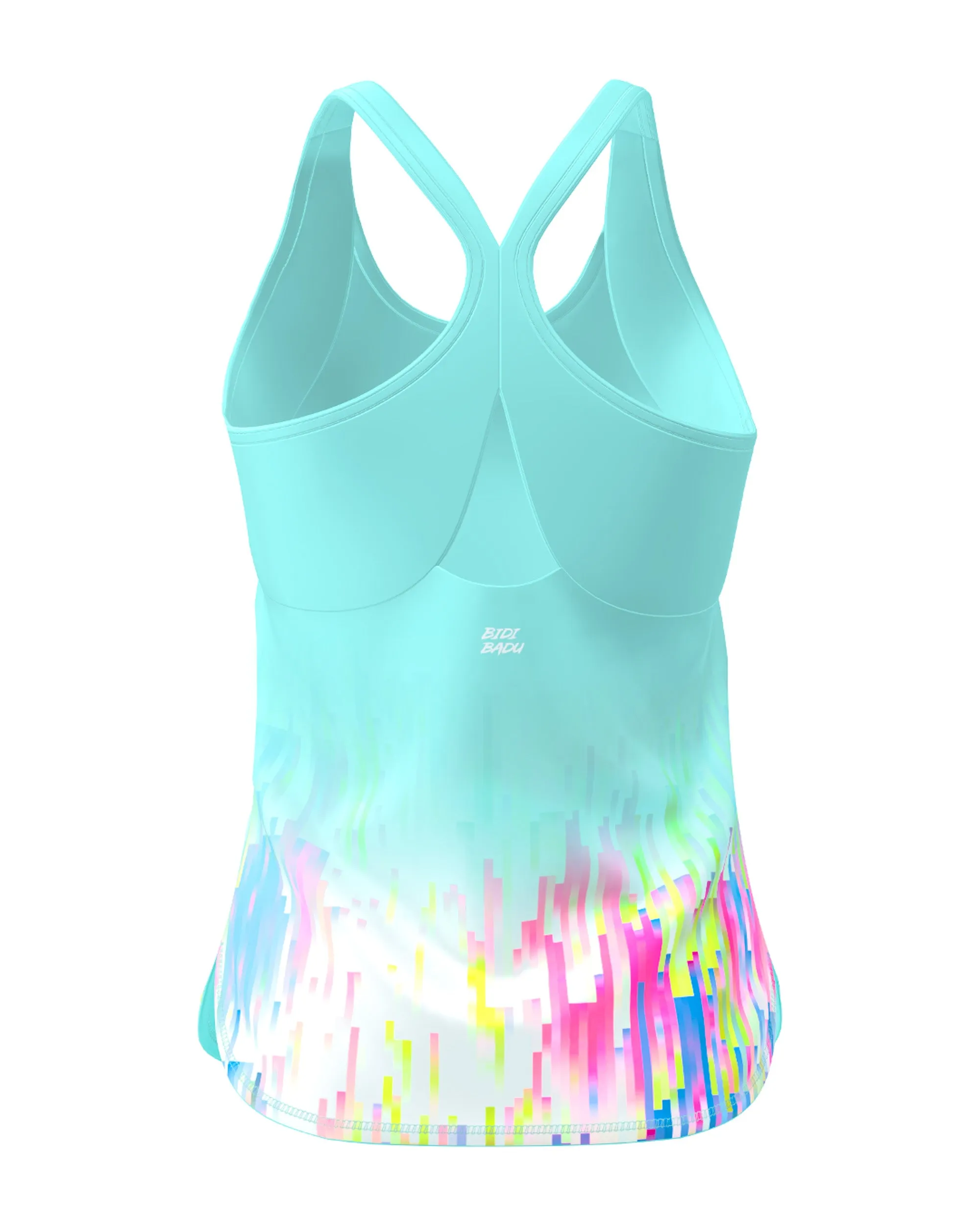 Junior Printed Tank Aqua - Melbourne