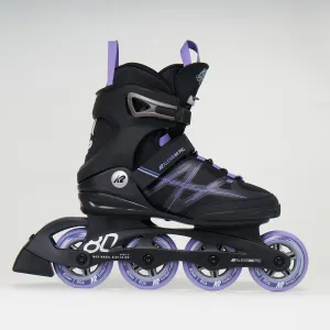 K2 Alexis 80 Pro Woman's Inline Skates - Black / Lavender