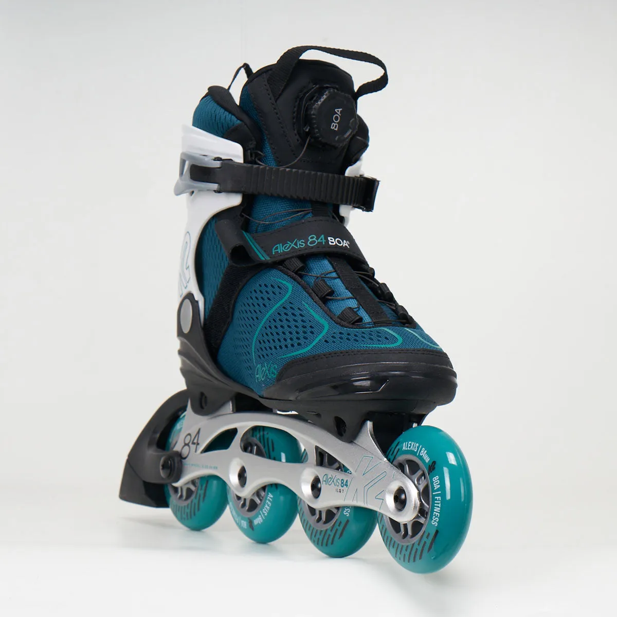 K2 Alexis 84 Boa Woman's Inline Skates - Teal / White
