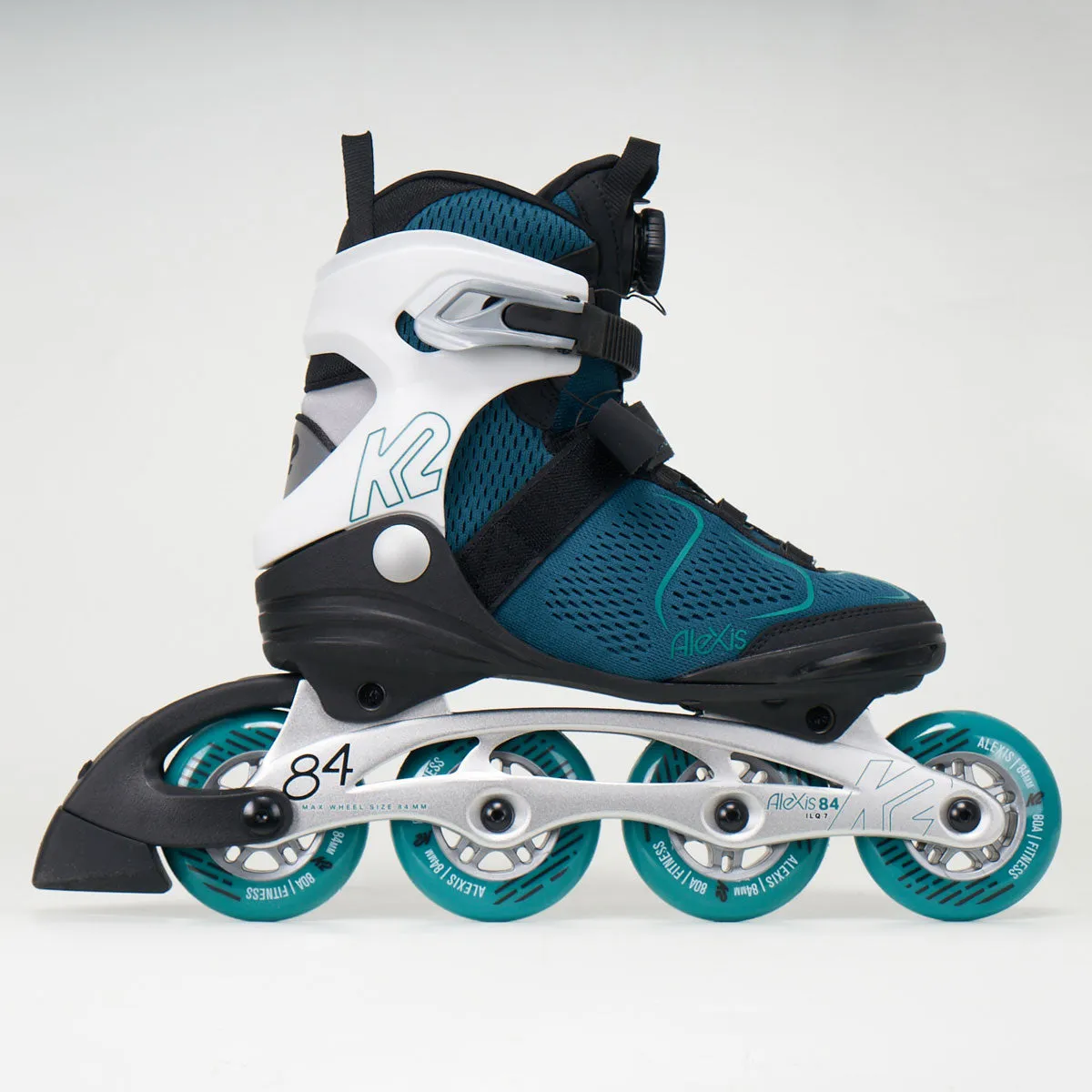 K2 Alexis 84 Boa Woman's Inline Skates - Teal / White