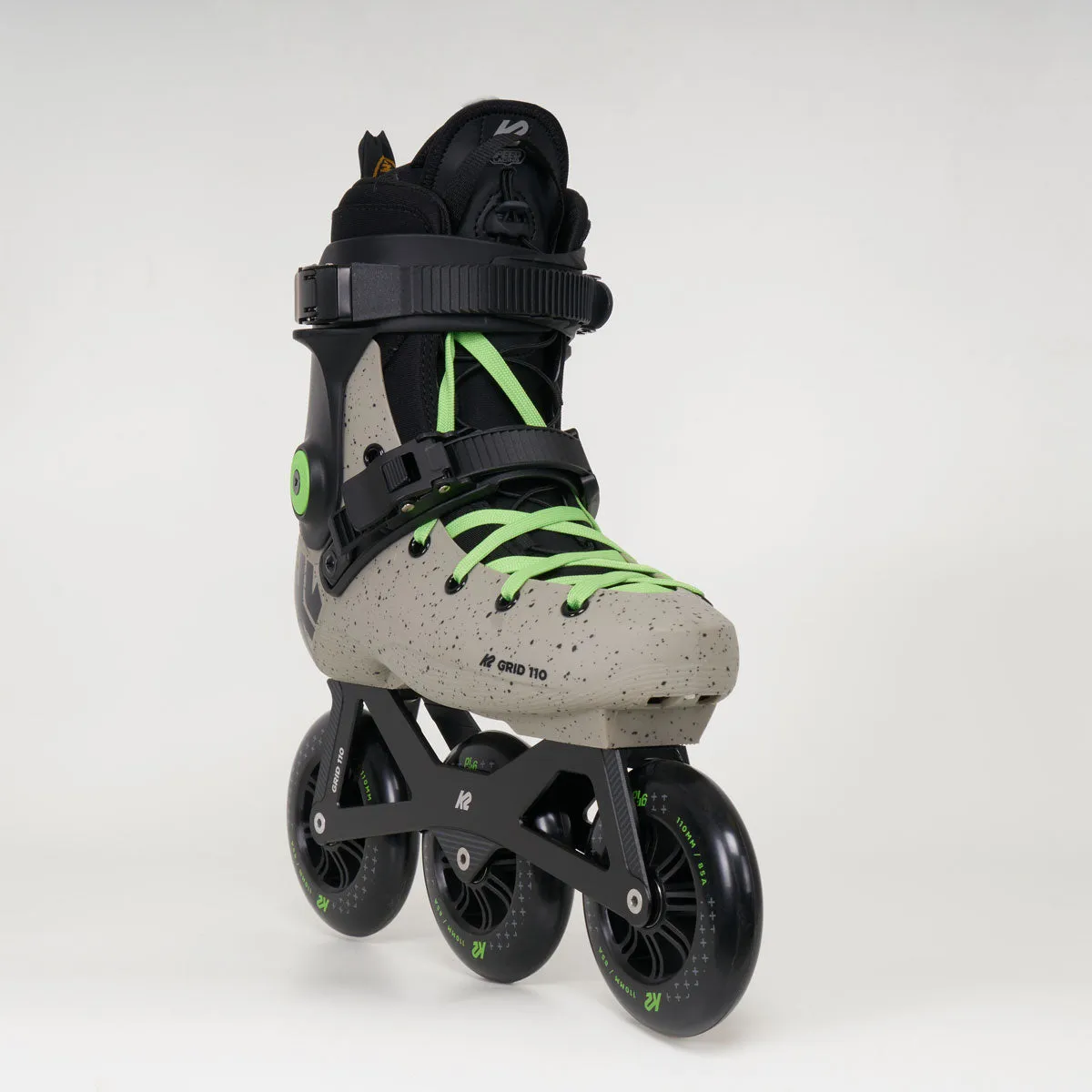 K2 Grid 110 Premium 3-Wheel Inline Skates - Unisex - With Intuition Liners
