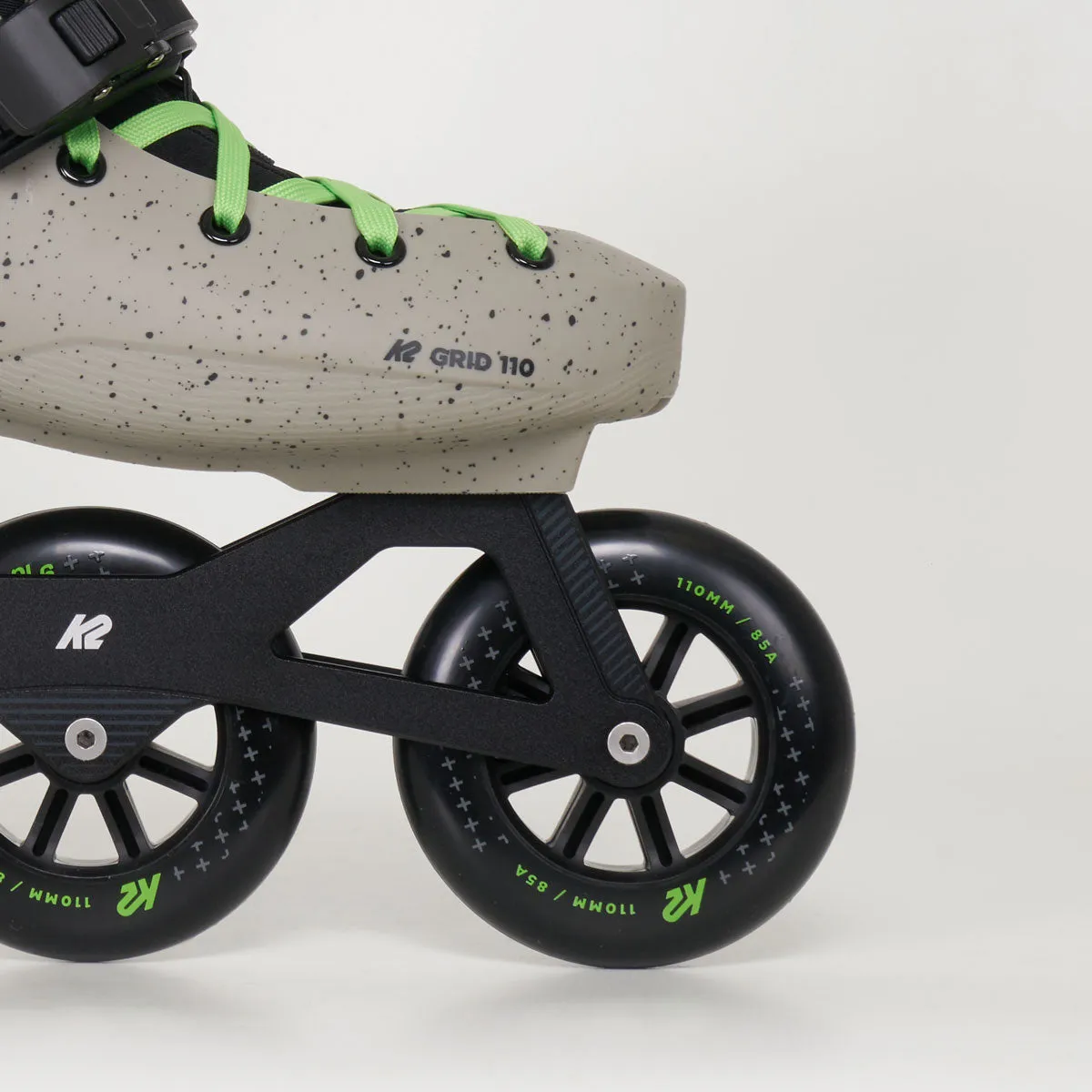 K2 Grid 110 Premium 3-Wheel Inline Skates - Unisex - With Intuition Liners