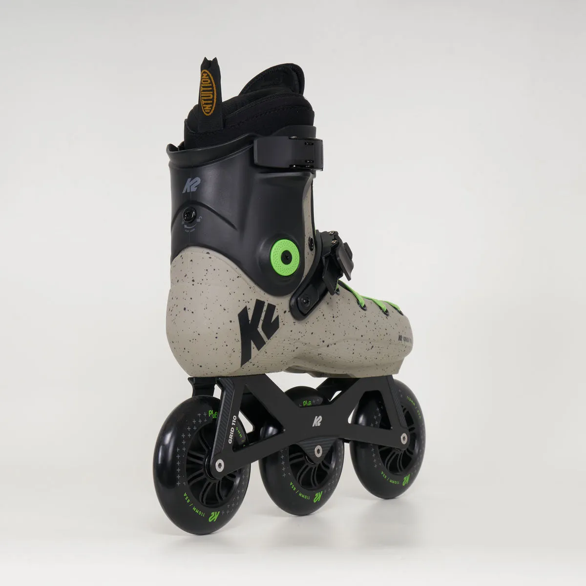 K2 Grid 110 Premium 3-Wheel Inline Skates - Unisex - With Intuition Liners