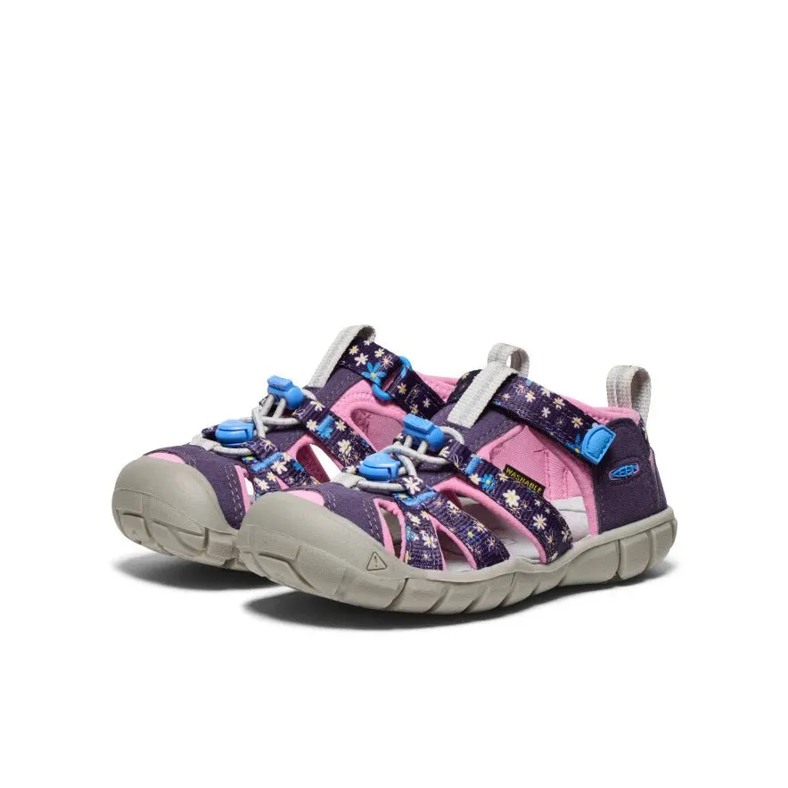 Keen Little Kids' Seacamp II CNX Sandal Daisies/Marina