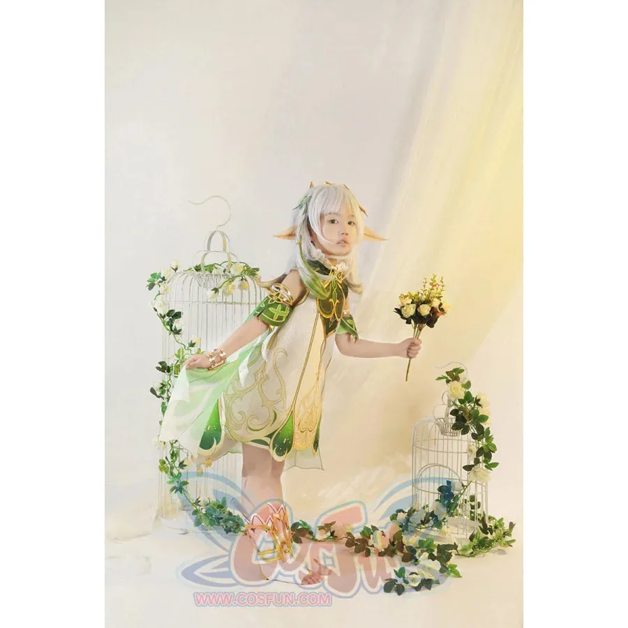 KIDS Genshin Impact Nahida/Lesser Lord Kusanali Cosplay Costume Children’s wear C02945_kids  AA