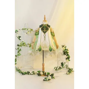 KIDS Genshin Impact Nahida/Lesser Lord Kusanali Cosplay Costume Children’s wear C02945_kids  AA