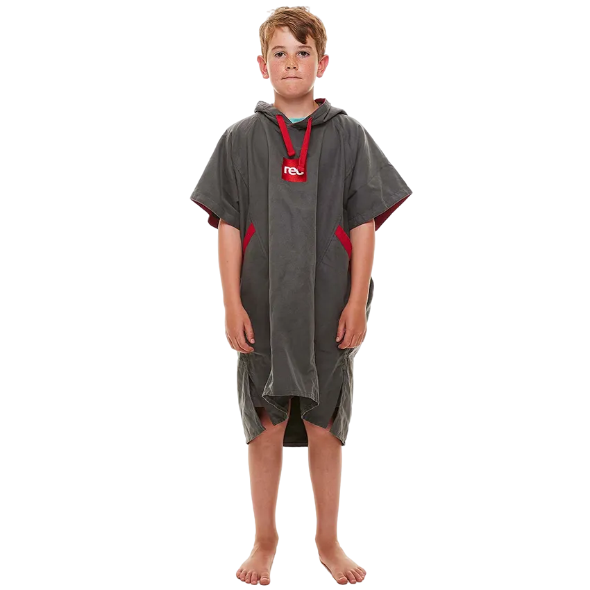 Kids Quick Dry Microfibre Changing Robe - Grey
