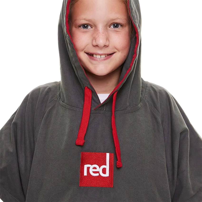 Kids Quick Dry Microfibre Changing Robe - Grey