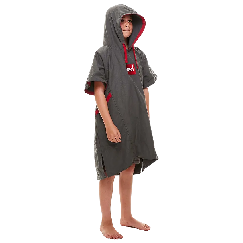 Kids Quick Dry Microfibre Changing Robe - Grey