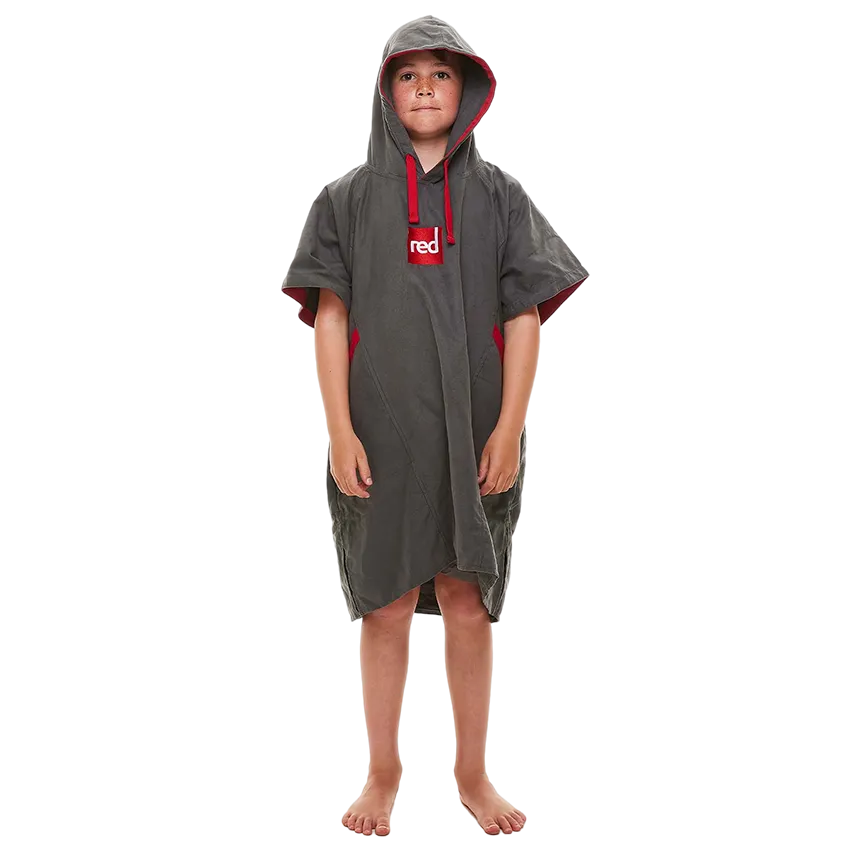 Kids Quick Dry Microfibre Changing Robe - Grey